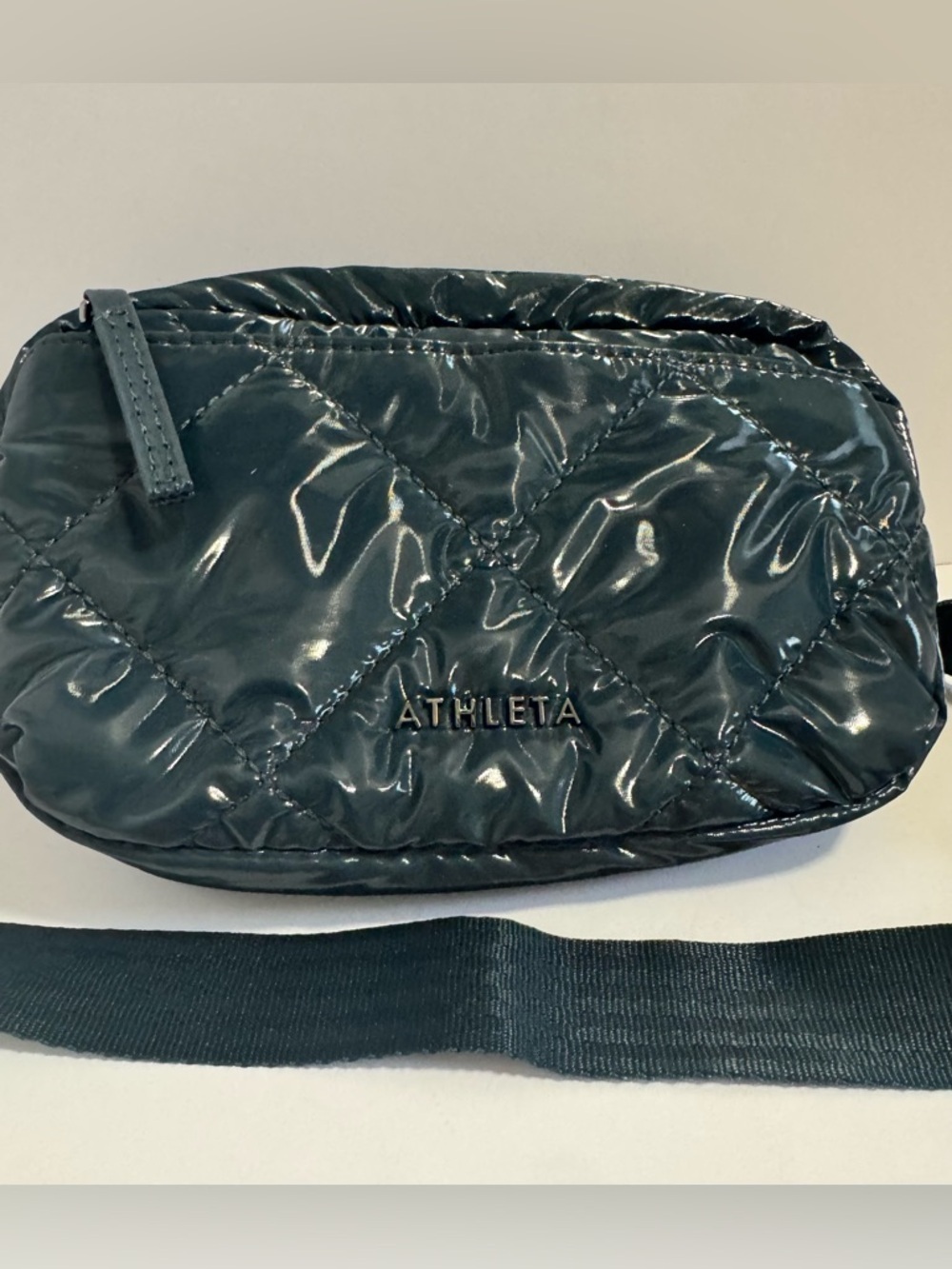 Athleta All About Shine Quilted Crossbody Belt Bag